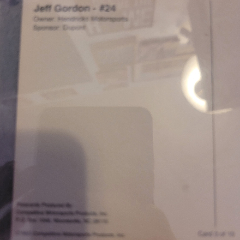 Jeff Gordon Postcard - Picture 4 of 7